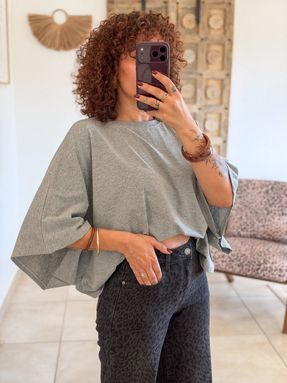 T-shirt Andrea – Gris