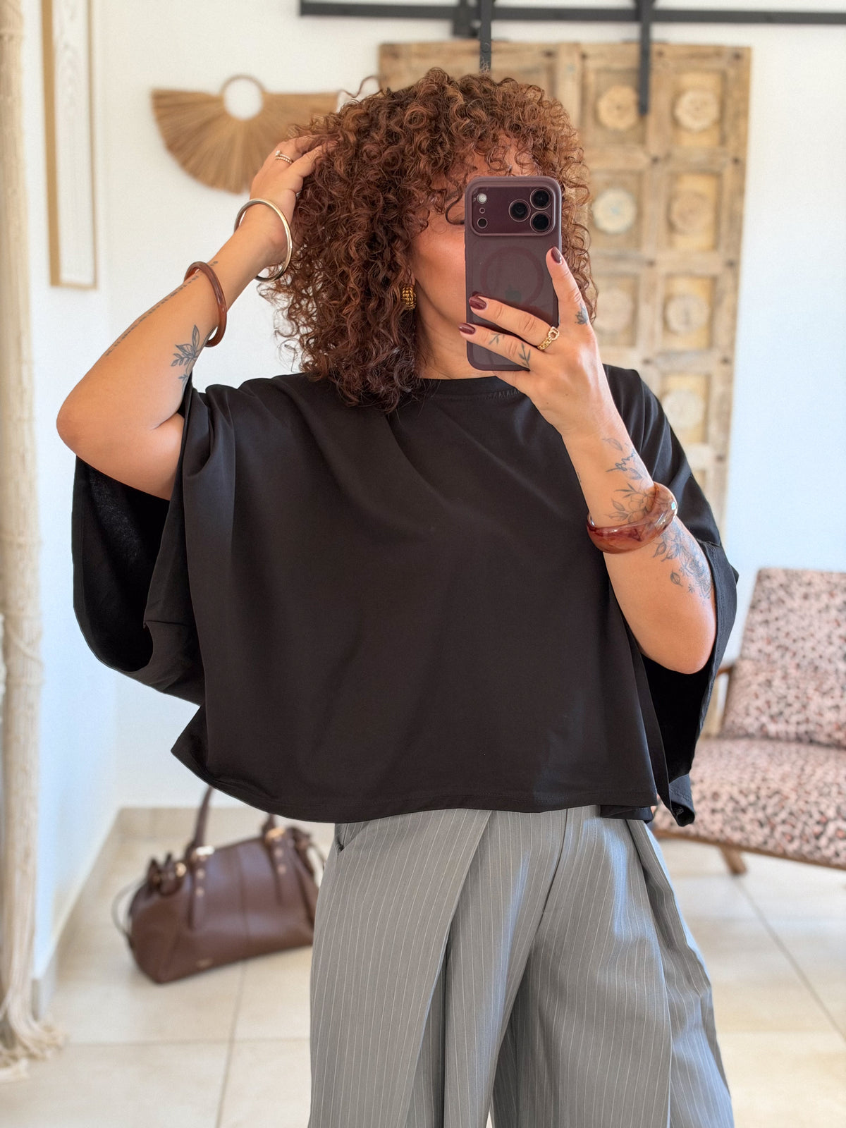 T-shirt Andrea – Noir