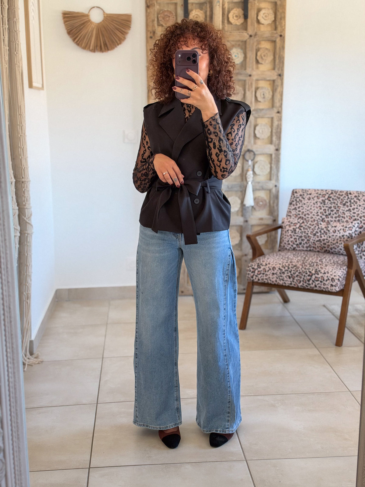 Veste Amal – Noire sans manches