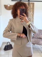 Veste blazer Ambre – Beige taupe