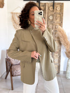 Veste blazer Marilyn - Croisé vert olive
