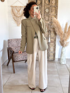 Veste blazer Marilyn - Croisé vert olive
