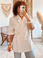 Blazer Pauline - Oversize écru
