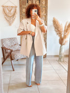 Blazer Pauline - Oversize écru