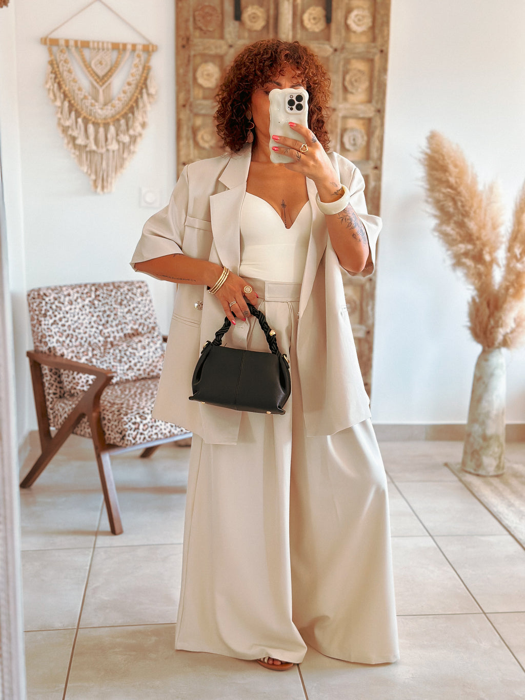 Blazer Pauline - Oversize écru