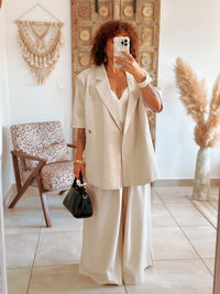 Pauline Blazer - Ecru Oversize