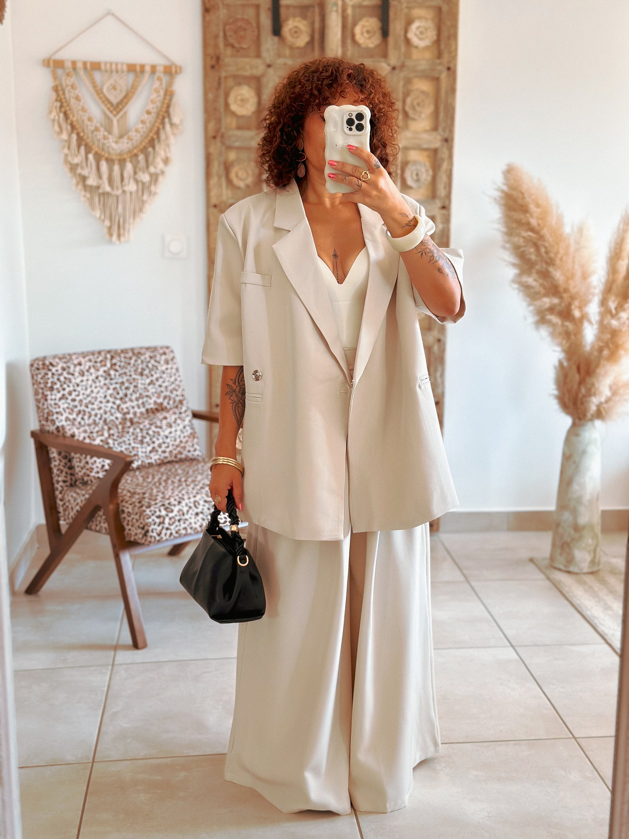 Blazer Pauline - Oversize écru