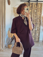 Veste Pinka – Oversize bordeaux