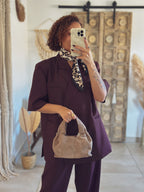 Veste Pinka – Oversize bordeaux