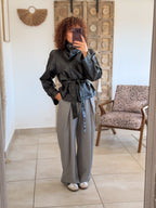 Veste Celine – Noir effet cuir
