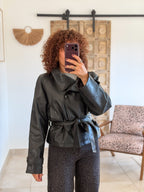Veste Celine – Noir effet cuir