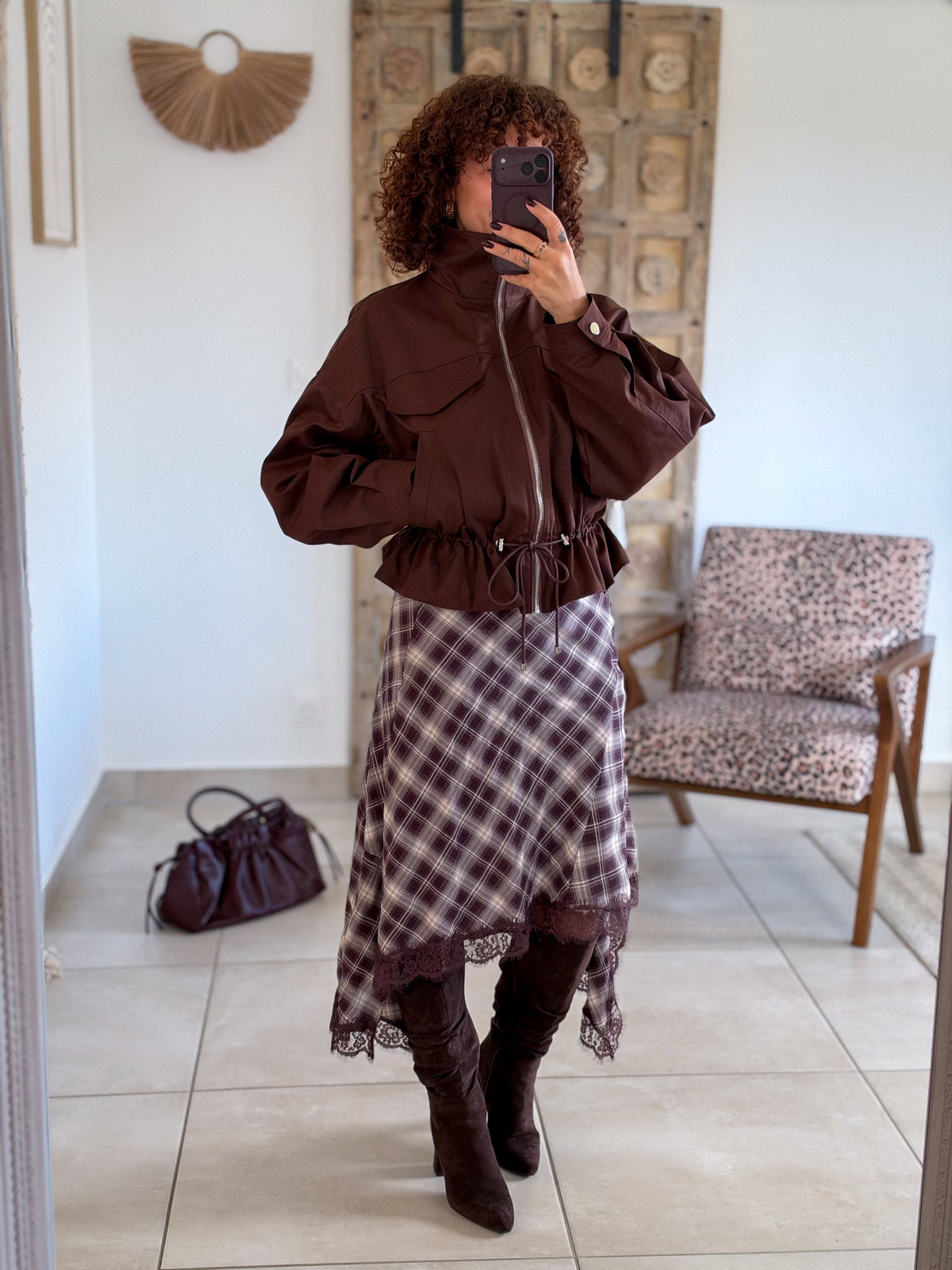 Veste Coline - Chocolat