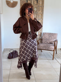 Veste Coline - Chocolat