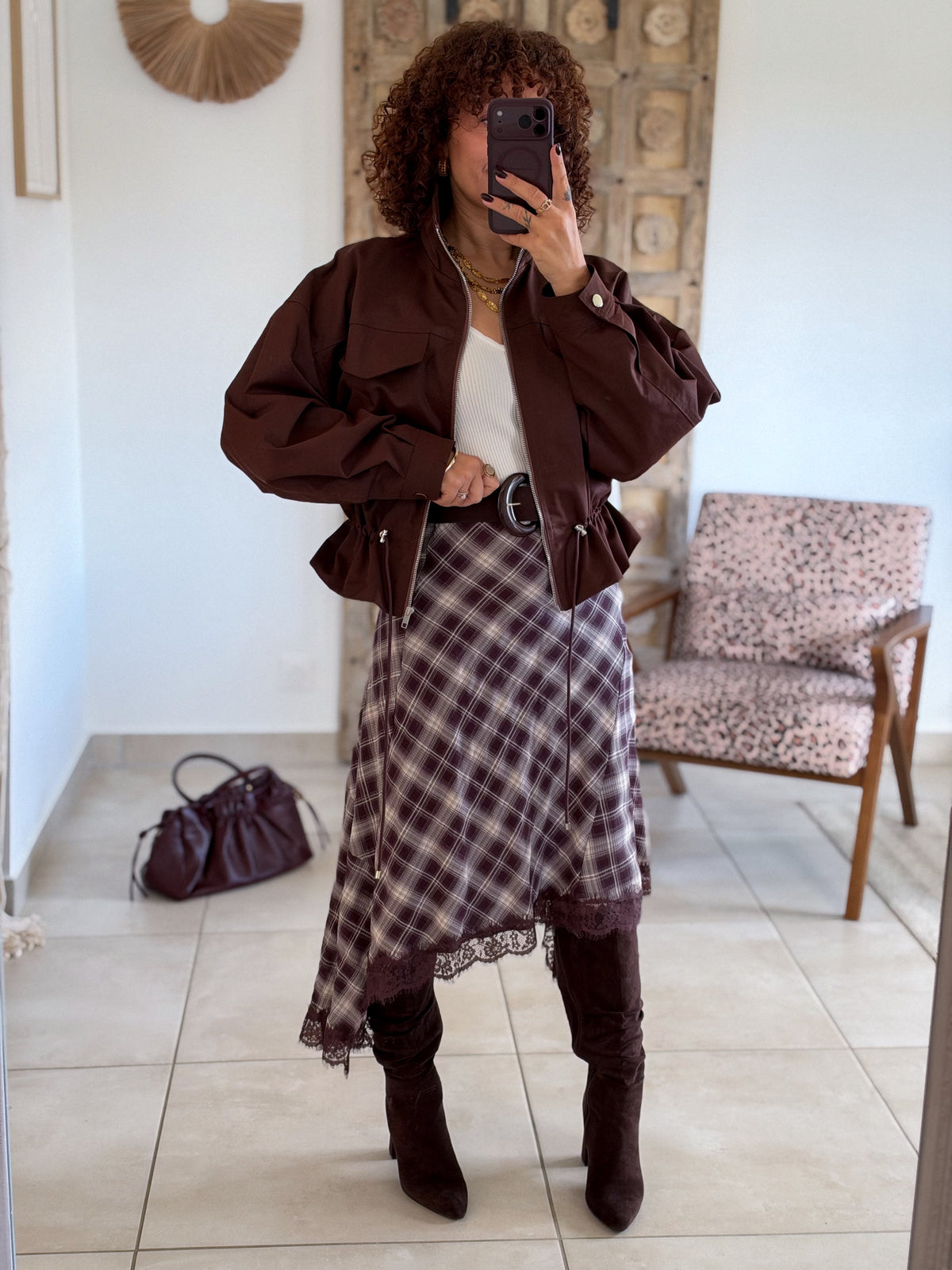 Veste Coline - Chocolat