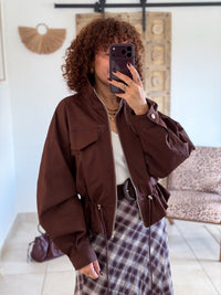 Veste Coline - Chocolat