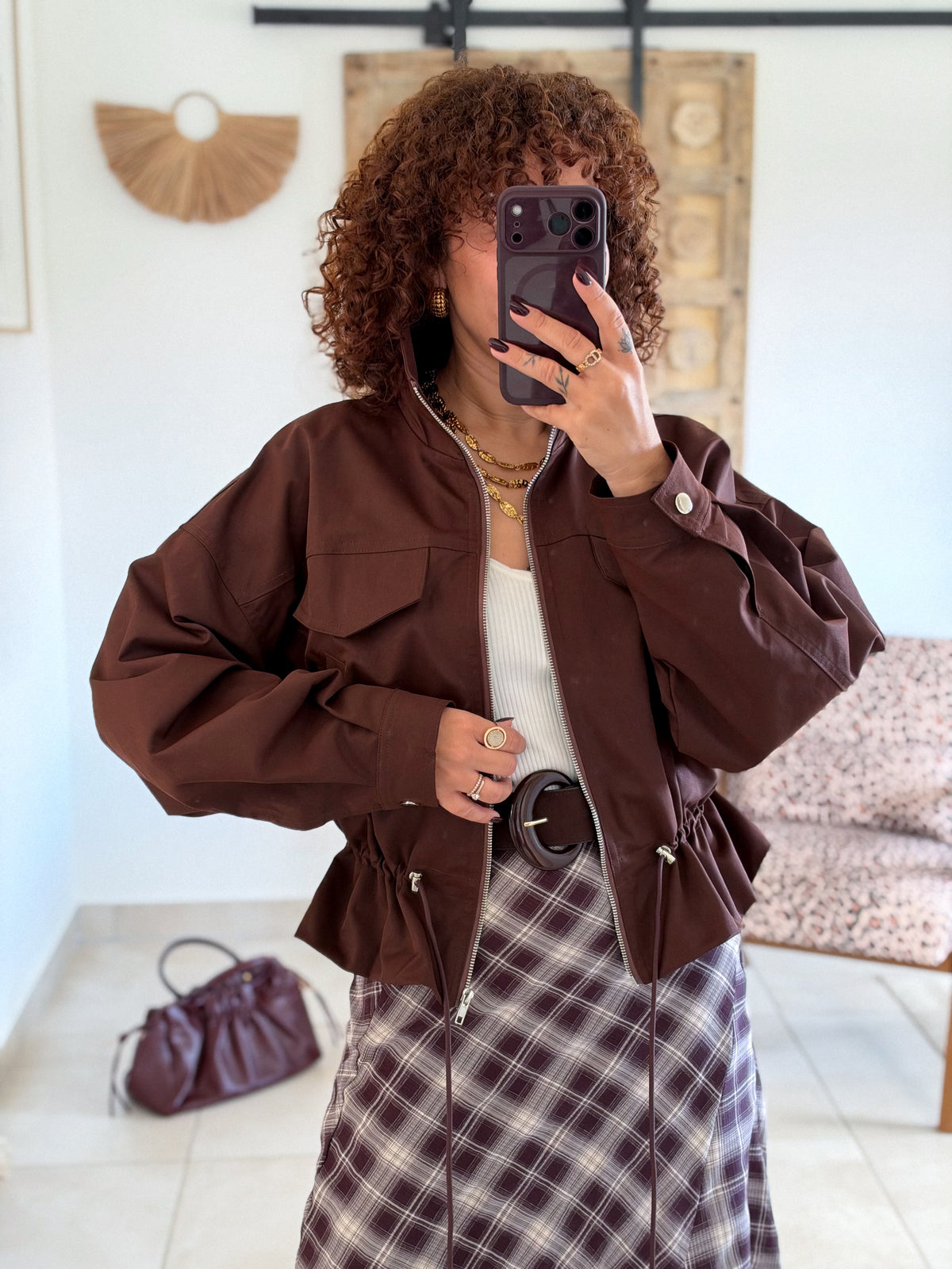 Veste Coline - Chocolat
