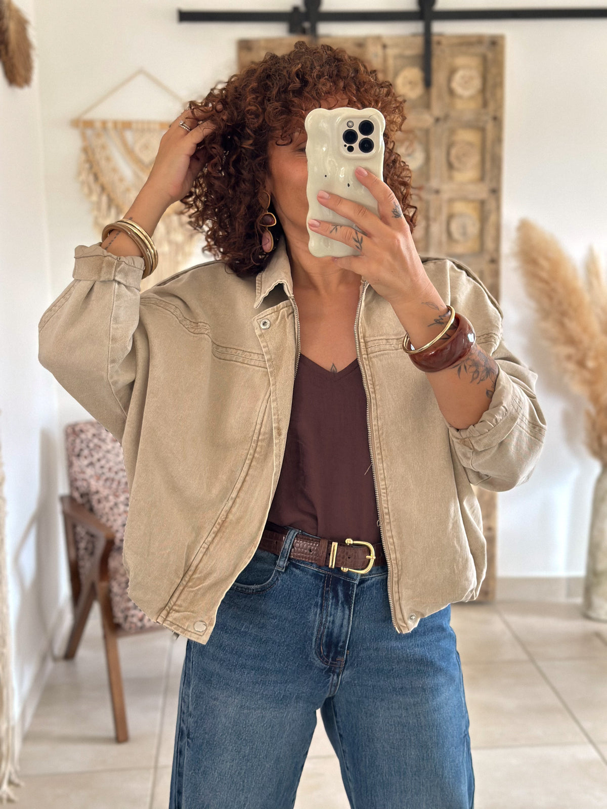 Veste Danitza - Jean beige
