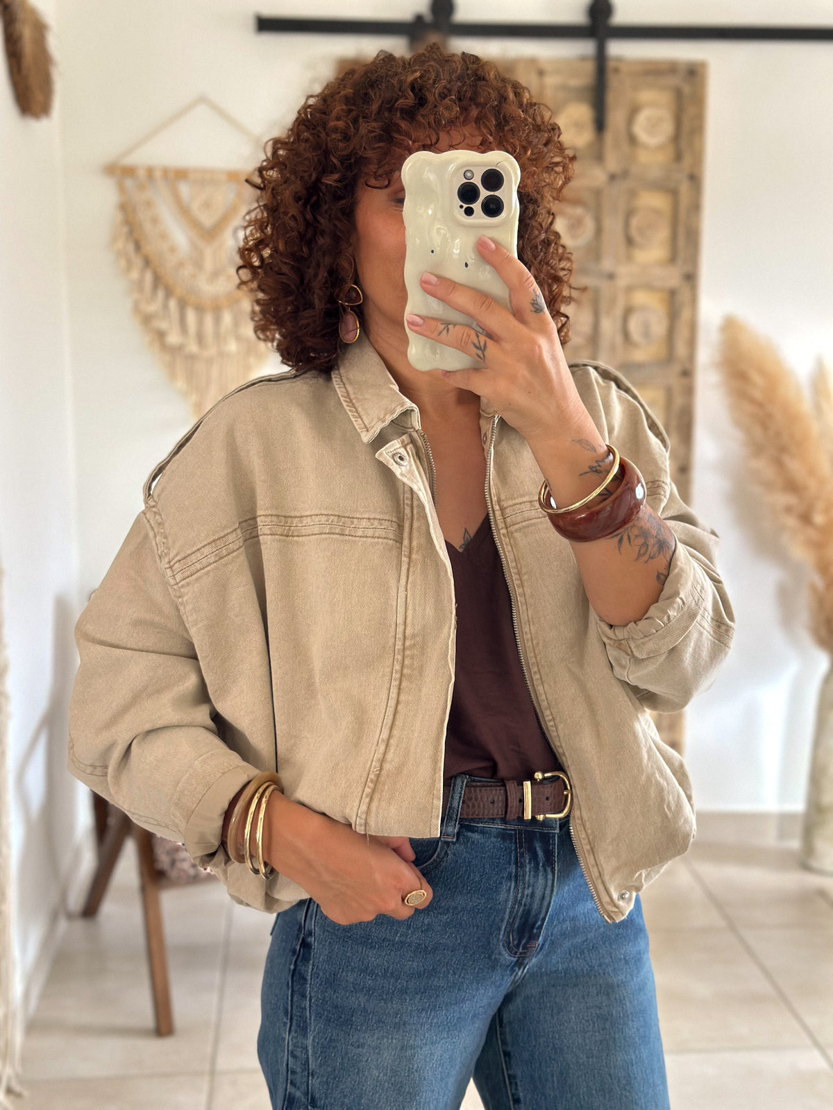 Veste Danitza - Jean beige
