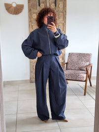 Veste Debby - Carreaux marine