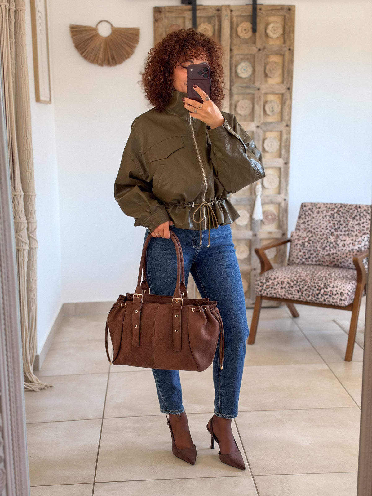 Veste Heather – Kaki
