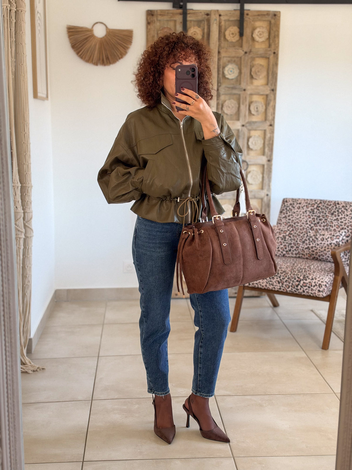 Veste Heather – Kaki