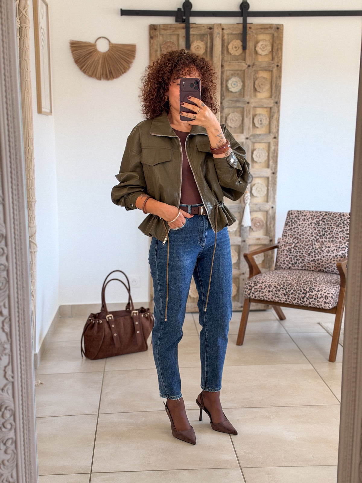 Veste Heather – Kaki