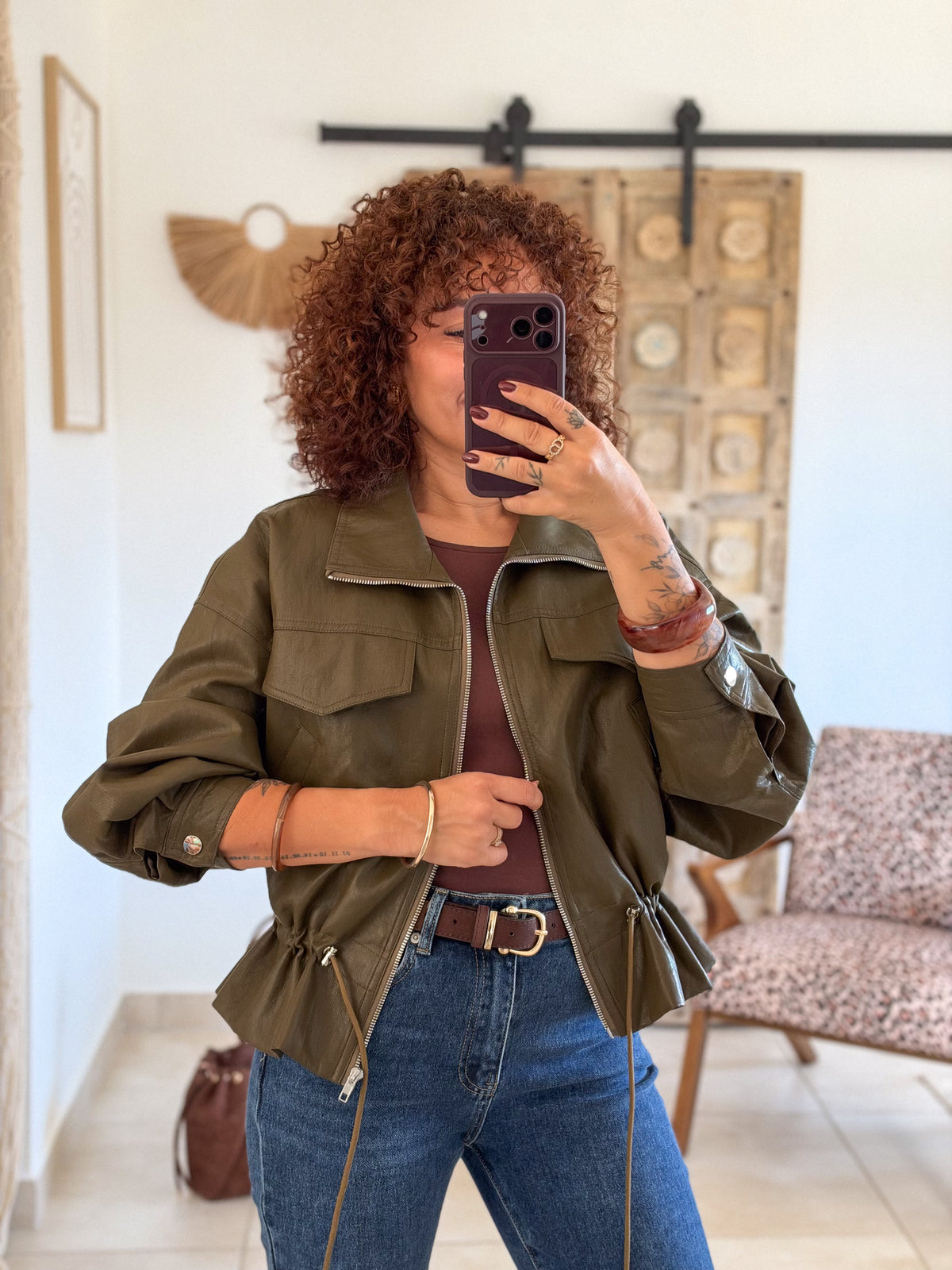 Veste Heather – Kaki