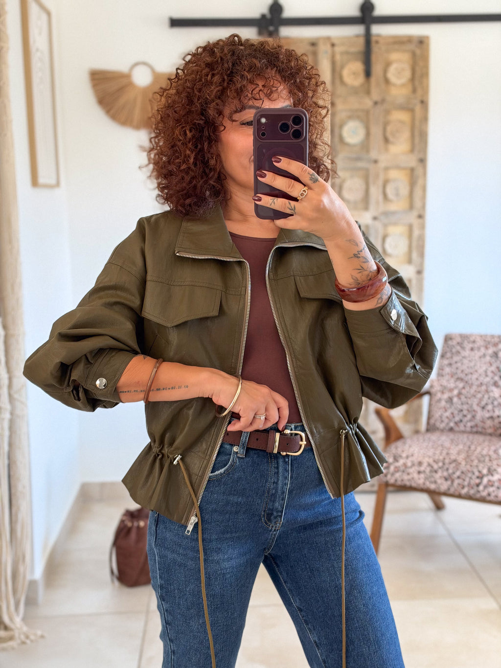 Veste Heather – Kaki