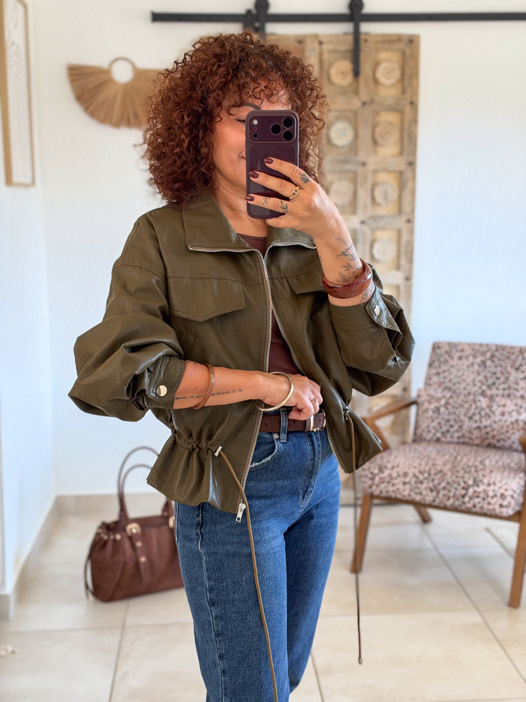 Veste Heather – Kaki