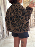 Veste Nala - Sherpa léorpard