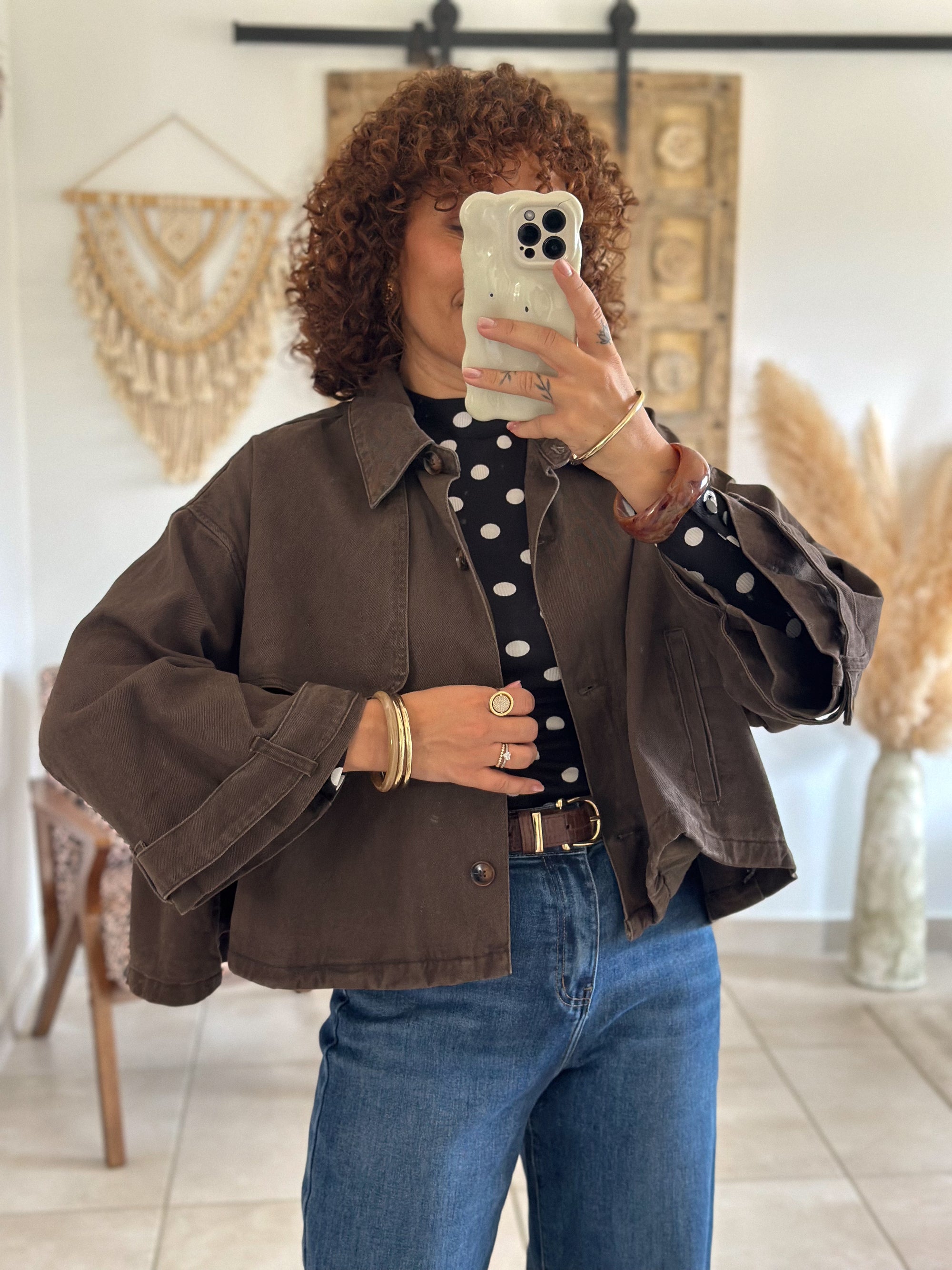 Veste Sienna - Jean chocolat