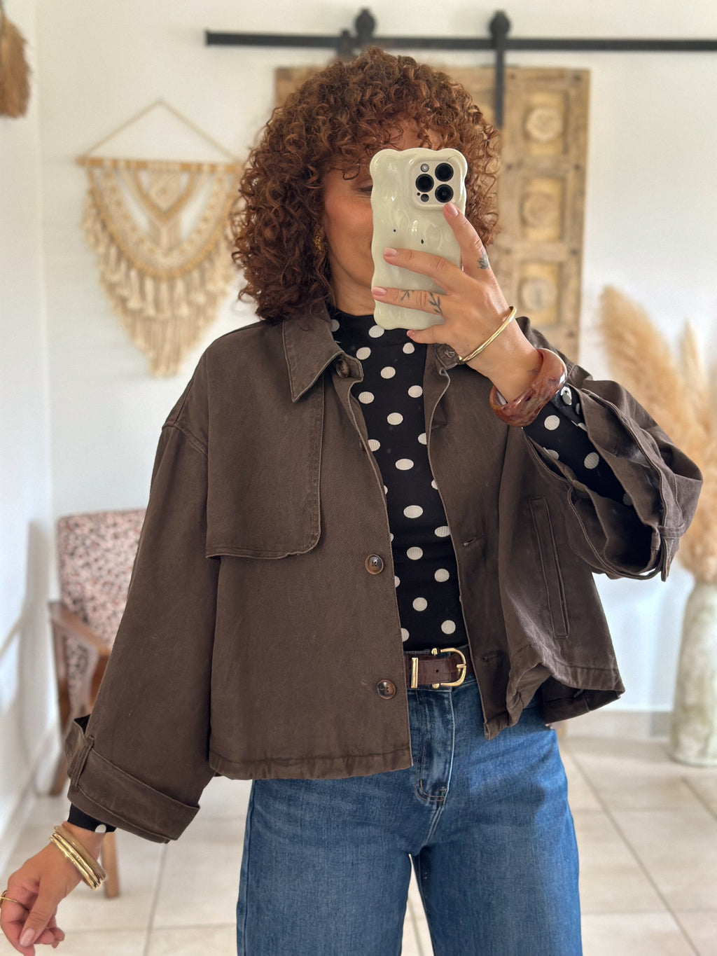 Veste Sienna - Jean chocolat