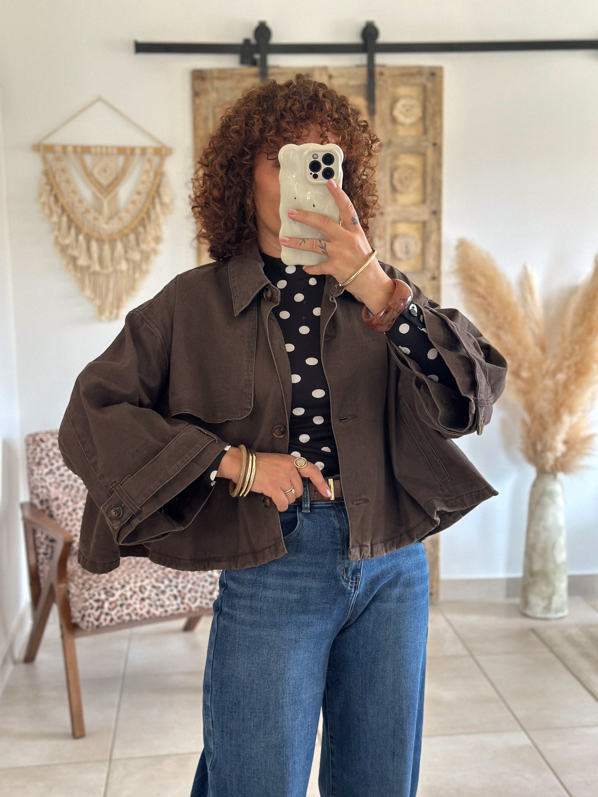 Veste Sienna - Jean chocolat