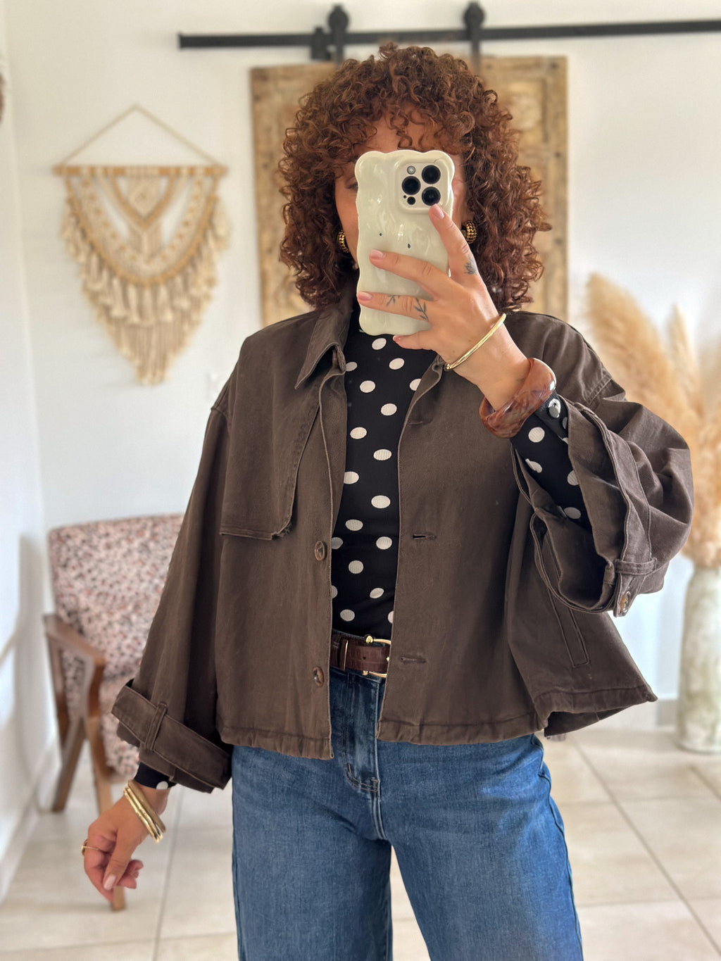 Veste Sienna - Jean chocolat