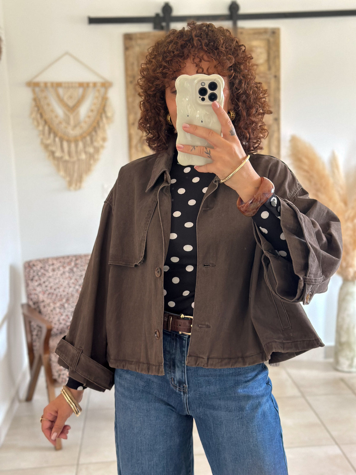 Veste Sienna - Jean chocolat