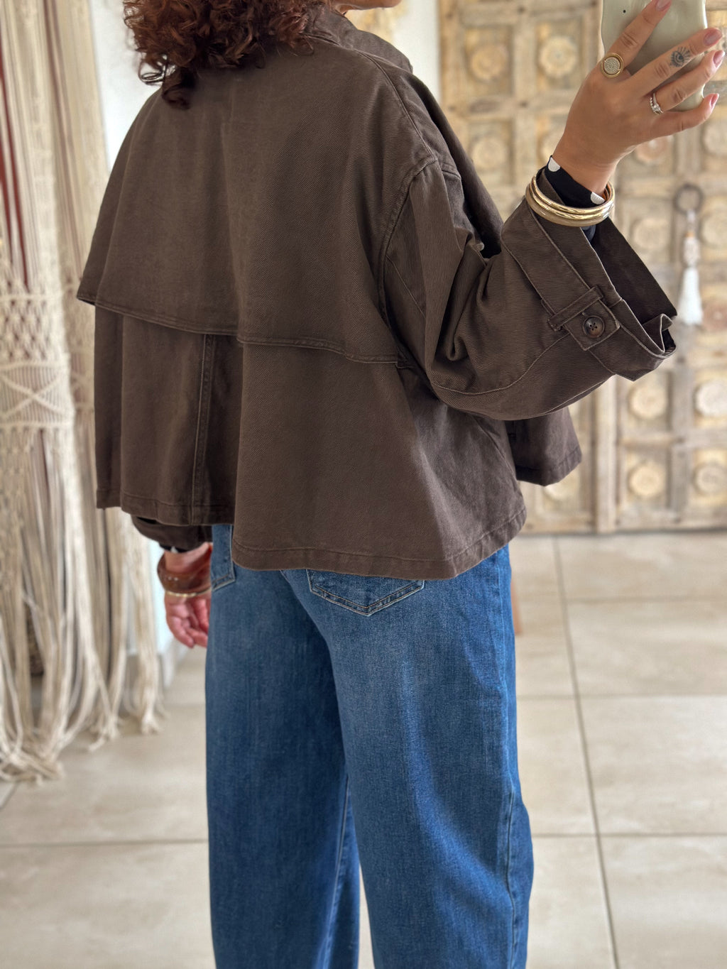 Veste Sienna - Jean chocolat