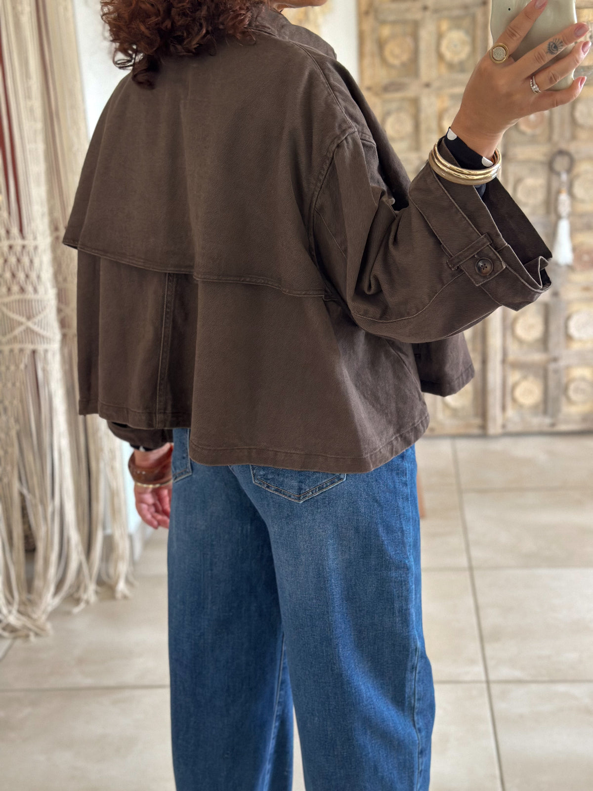 Sienna Jacket - Chocolate denim