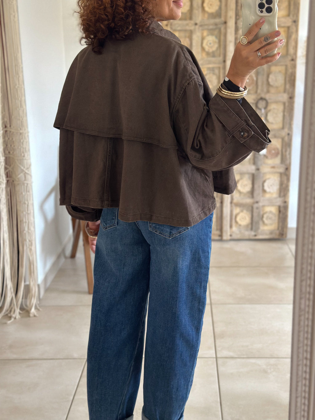 Veste Sienna - Jean chocolat