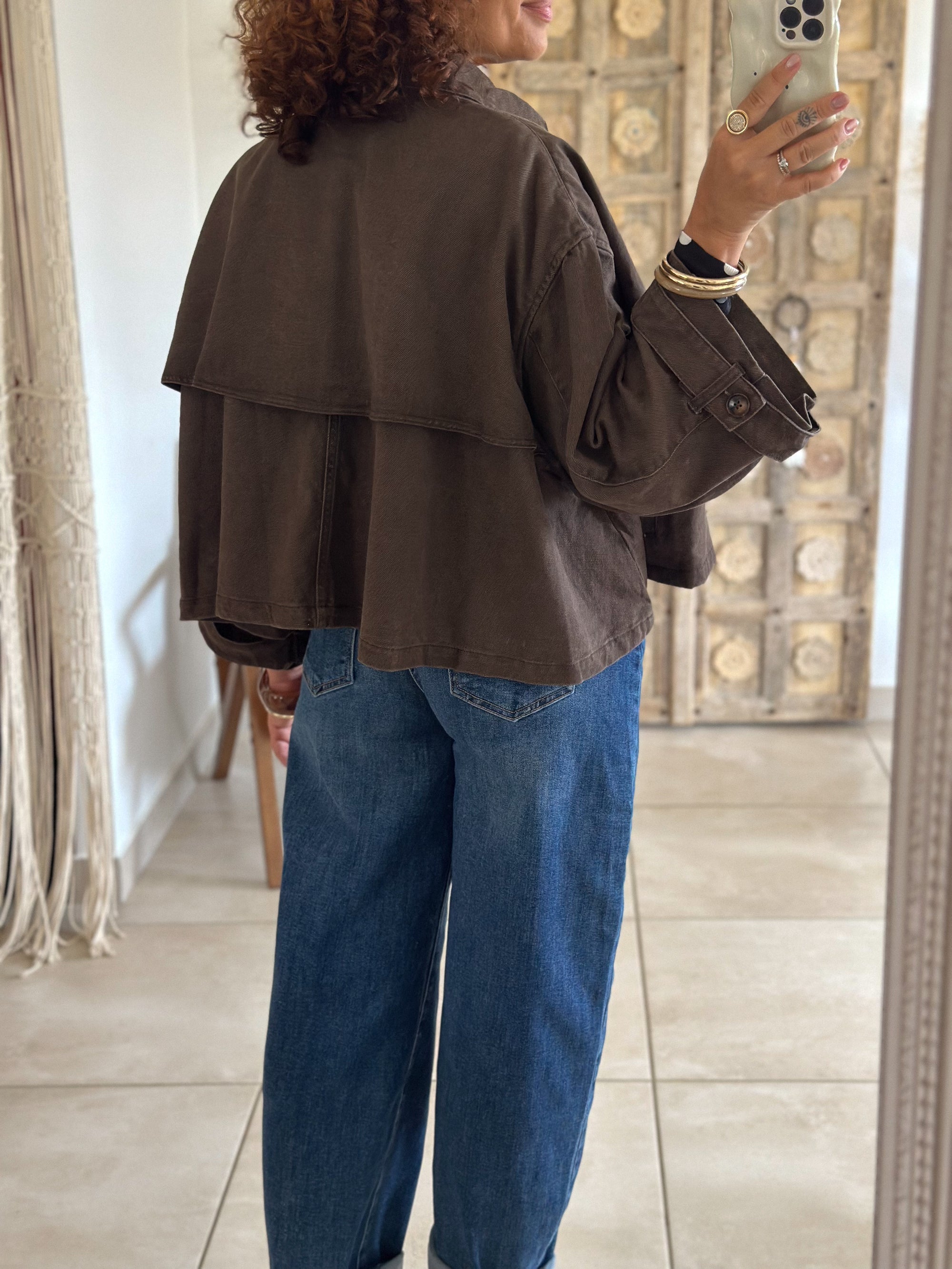 Veste Sienna - Jean chocolat