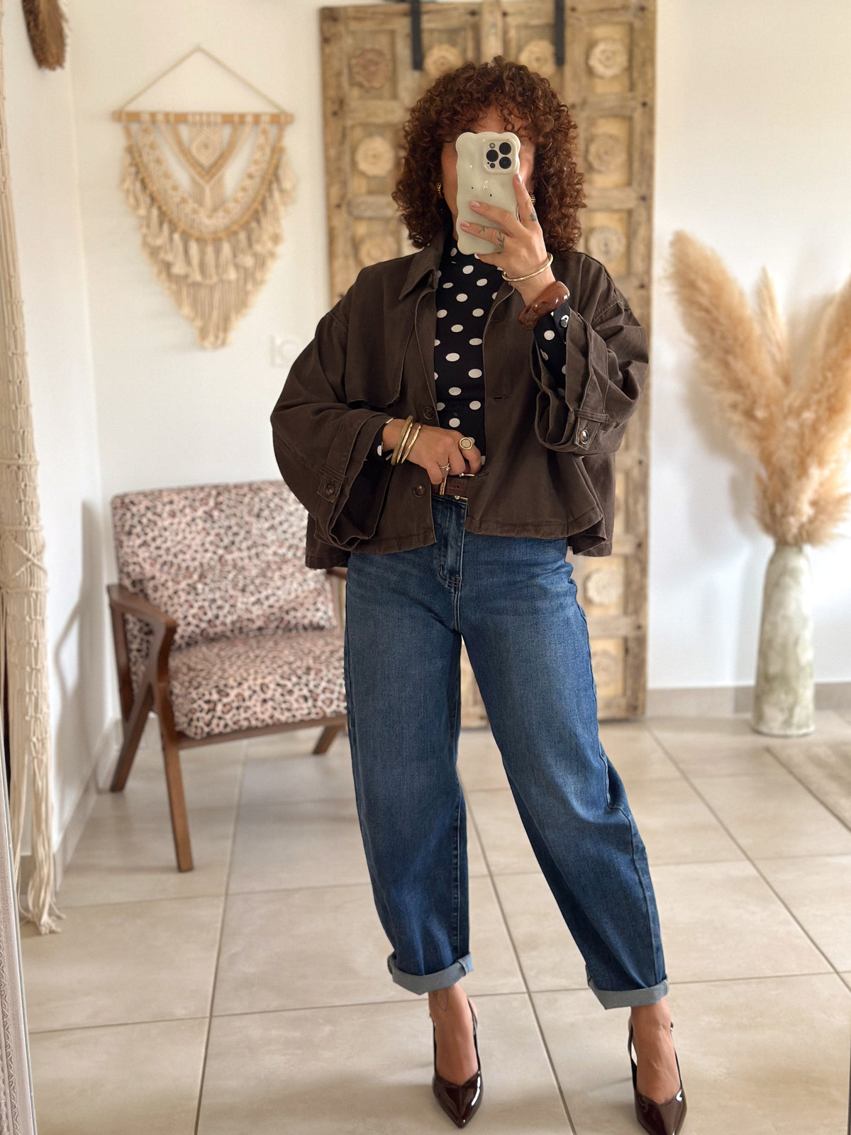 Veste Sienna - Jean chocolat