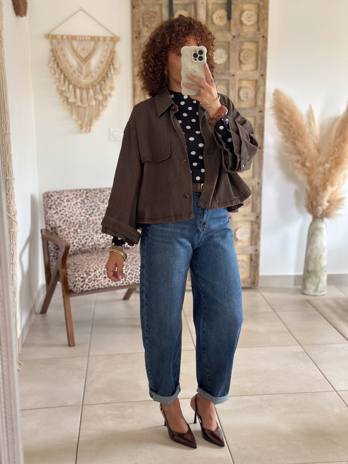 Veste Sienna - Jean chocolat