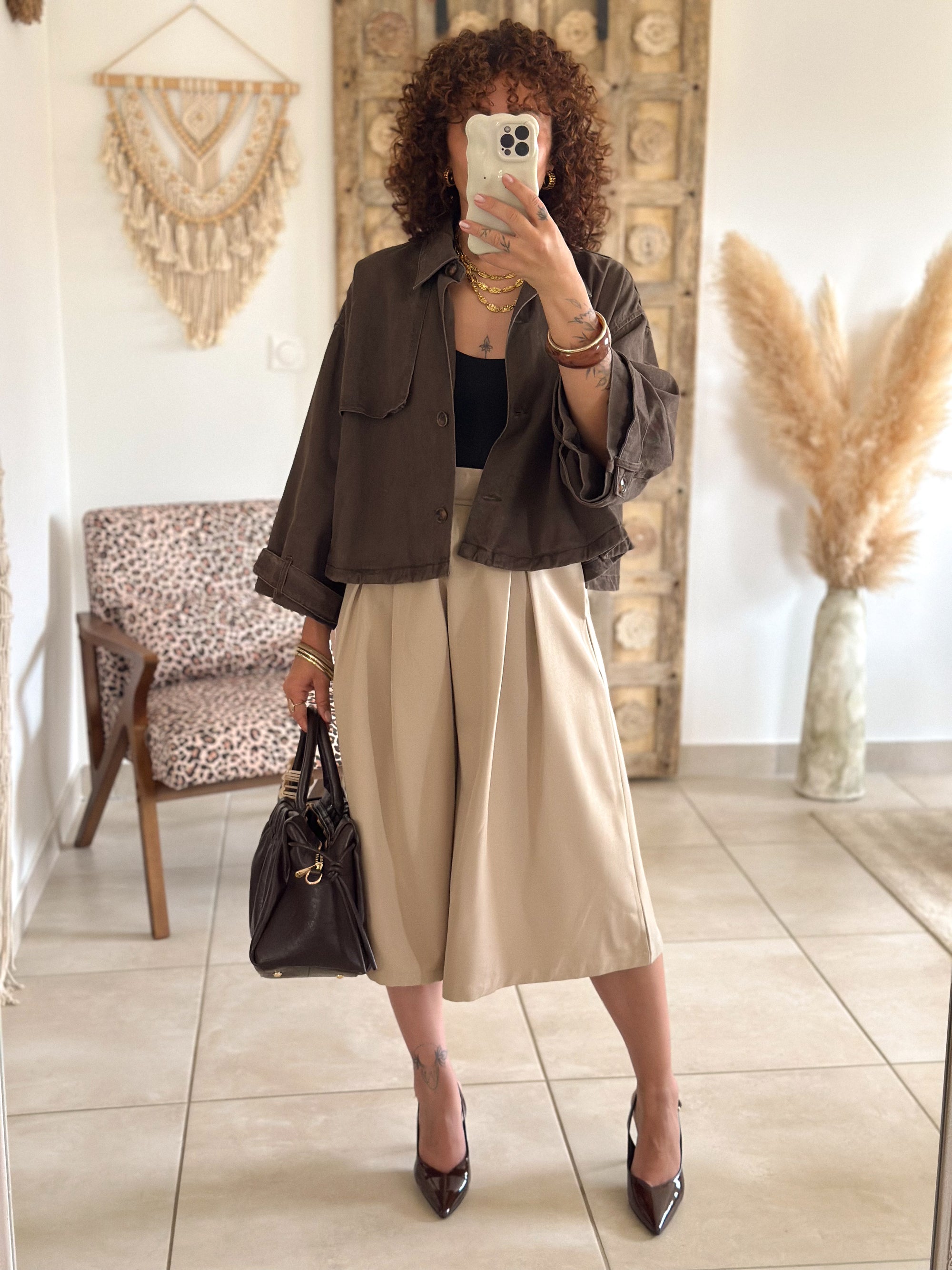 Veste Sienna - Jean chocolat