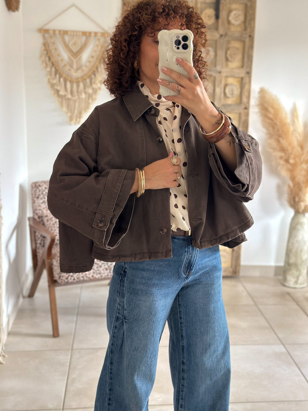 Veste Sienna - Jean chocolat
