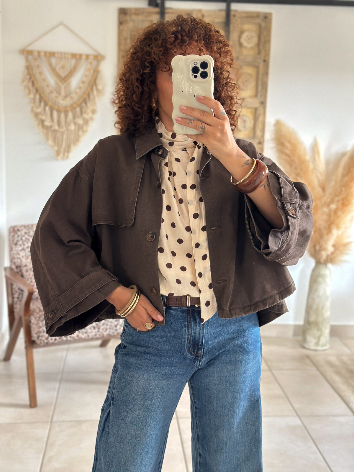 Veste Sienna - Jean chocolat
